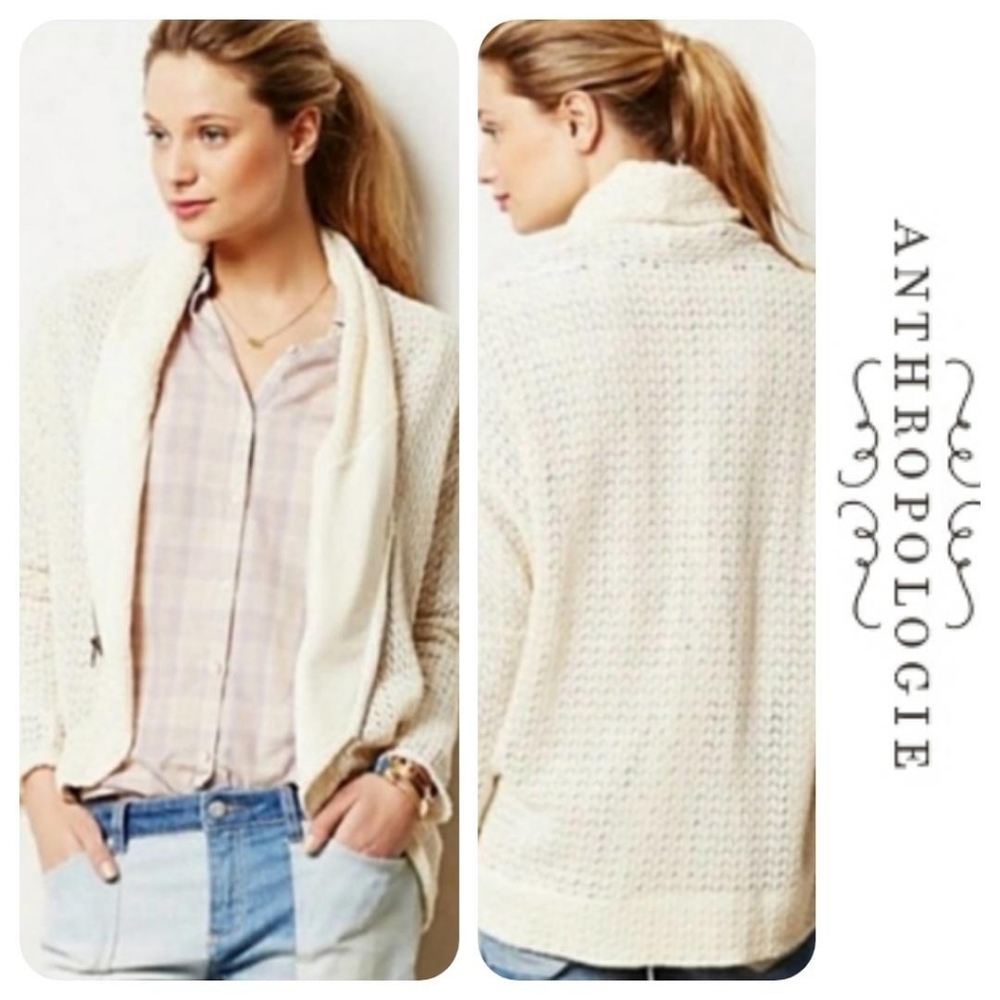 🆕Anthropologie🌷Dolan Zip Cardigan - Picture 1 of 16